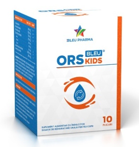 SOLUTIE DE REHIDRATARE ORALA ORS BLEU KIDS * 10 PLIC