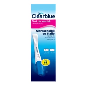TEST SARCINA ULTRA-TIMPURIU CLEARBLUE * 1 BUC
