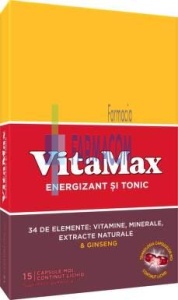 VITAMAX * 15 CAPSULE FORMULA NOUA