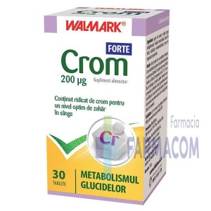 W-CROM FORTE 200 MCG * 30 COMPRIMATE