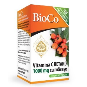 BIOCO VITAMINA C 1000 MG RETARD * 100 COMPRIMATE FILMATE