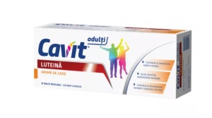 CAVIT ADULTI LUTEINA AROMA DE CAISE * 20 COMPRIMATE MASTICABILE