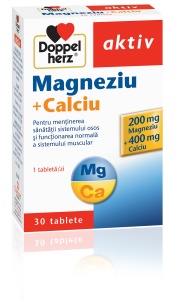 DOPPELHERZ MAGNEZIU+CALCIU+D3 30COMPR