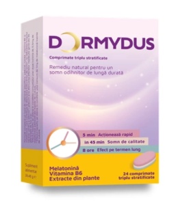 Dormydus, 24 comprimate, Terapia