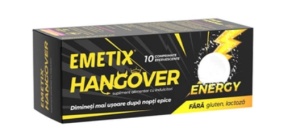 EMETIX HANGOVER * 10 COMPRIMATE EFERVESCENTE