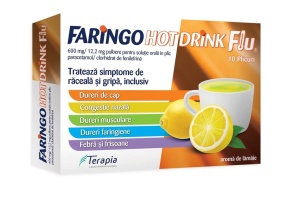FARINGO HOT DRINK FLU * 10 PLICURI