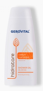 Gel de dus Gerovital cu uleiuri naturale, 100 ml