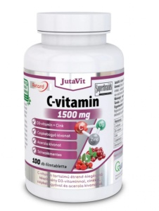 JUTAVIT VITAMINA C 1500 MG+MACESE+ EXTRACT DE ACEROLA+D3* 100 TABLETE FILMATE