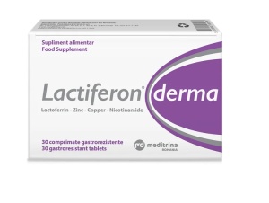 LACTIFERON DERMA * 30 COMPRIMATE GASTROREZISTENTE