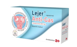 LEJER ANTI-GAS * 30 CAPSULE, ANTIBIOTICEA SA