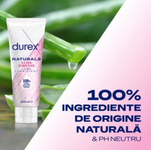 LUBRIFIANT DUREX NATURALS EXTRA SENSITIVE * 100 ML