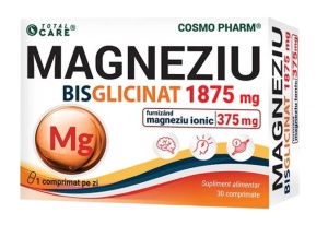 MAGNEZIU BISGLICINAT 1875 MG * 30 COMPRIMATE, COSMO PHARM