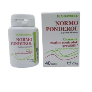 Normoponderol, 40 comprimate, Plantavorel - Img 2