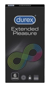 PREZERVATIVE DUREX EXTENDED PLEASURE * 6 BUC