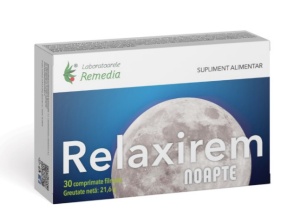 RELAXIREM NOAPTE * 30 COMPRIMATE FILMATE