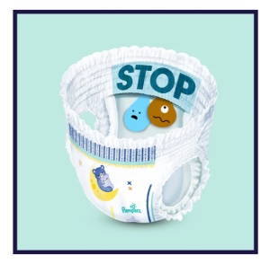 SCUTECE-CHILOTEL DE NOAPTE PAMPERS NIGHT PANTS, MARIMEA 5, 12-17 KG * 22 BUC - Img 6