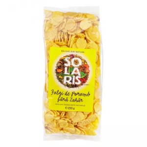 SOLARIS FULGI DE PORUMB FARA ADAOS DE ZAHAR * 250 G