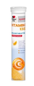 SYSTEM VITAMINA C 1000 MG * 20 COMPRIMATE EFERVESCENTE, DOPPELHERZ