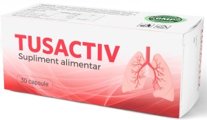 Tusactiv, 30 capsule, Farmacom