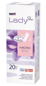 ABSORBANTE INCONTINENTA SENI LADY SLIM MICRO * 20 BUC