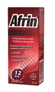 Afrin spray nazal, 0.5 mg/ml, Bayer