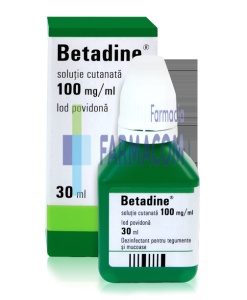 BETADINE 10% SOLUTIE EXTERNA * 30 ML