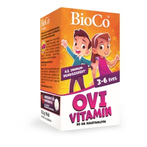 BIOCO MULTIVITAMINE PENTRU COPII DE GRADINITA (3-6 ANI) * 90 COMPRIMATE MASTICABILE CU AROMĂ DE CIREȘE
