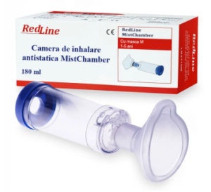 CAMERA DE INHALARE CU MASCA COPII * 180 ML REDLINE