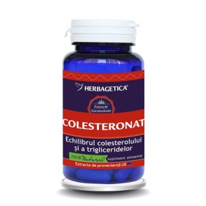 COLESTERONAT * 60 CAPSULE, HERBAGETICA