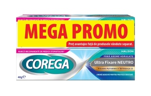 COREGA PASTA ULTRA FIXARE NEUTRO * 40 G 1+1 MEGA PROMO 6635