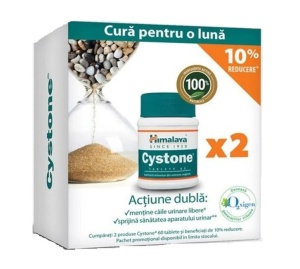 Cystone, 60 tablete, 1+1 reducere 10%, Himalaya