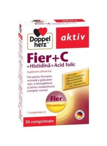 DOPPELHERZ FE+VIT C+HISTIDINA+ACID FOLIC