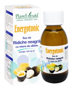 ENERGOTONIC SUC DE RIDICHE NEAGRA CU MIERE * 125 ML