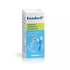 EXODERIL 10 MG/ML * 20 ML SOLUTIE CUTANATA