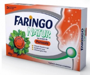 FARINGONATUR PORTOCALE * 24 COMPRIMATE DE SUPT