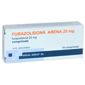 FURAZOLIDONA 25 MG * 10 COMPRIMATE ARENA