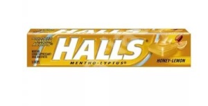 HALLS HONEY & LEMON * 1 TUB