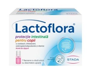 LACTOFLORA PROTECTIE INTESTINALA COPII * 7 FLACOANE UNIDOZA/7ML