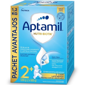 LAPTE PRAF APTAMIL JUNIOR 2+ NUTRI-BIOTIK * 1.2 KG