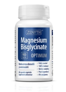 MAGNESIUM BISGLYCINATE OPTIMUM 900 MG * 60 CAPSULE VEGETALE, ZENYTH