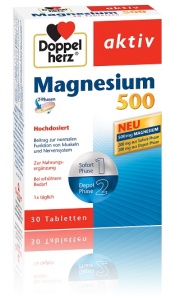 Magneziu Doppelherz 500 mg, 30 comprimate