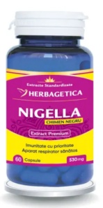 NIGELLA CHIMEN NEGRU * 60 CAPSULE HERBAGETICA
