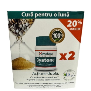 PACHET PROMOTIONAL CYSTONE 1+1 REDUCERE 20 % * 60 TABLETE + 60 TABLETE
