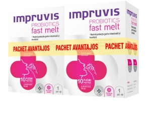 PACHET PROMOTIONAL IMPRUVIS PROBIOTIC FAST MELT * 10 PLICURI 1+1