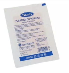 PLASTURE NARCIS CU RIVANOL 8*6 CM