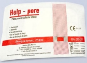 PLASTURE PANSAMENT ADEZIV HELP 10CM*20CM*1BUC