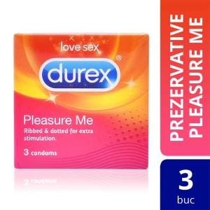 PREZERVATIVE DUREX PLEASURE ME , 3 BUCATI