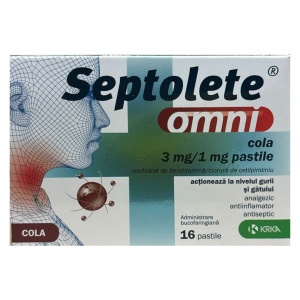 SEPTOLETE OMNI COLA * 16 PASTILE
