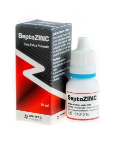 SEPTOZINC SOLUTIE OFTALMICA * 10 ML