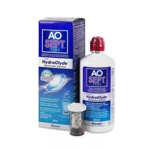 SOLUTIE INTRETINERE LENTILE DE CONTACT AOSEPT PLUS CU HYDRAGLYDE MOISTURE MATRIX * 360 ML , ALCON